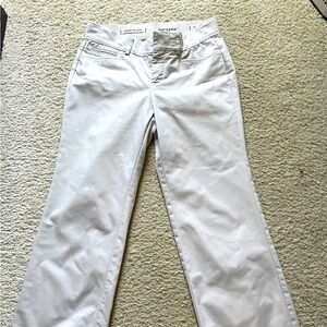 Dockers tan pants with elastic in waist